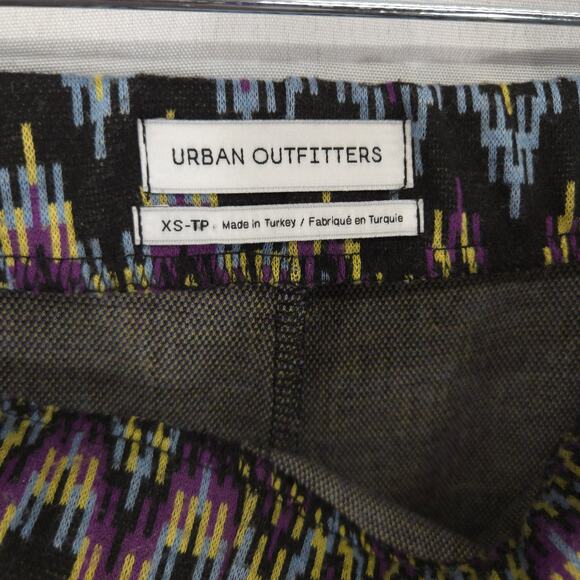 Urban Outfitters Pants Womens XS Multicolor Geometric Boho Bootcut Knit Pull On - Picture 11 of 12